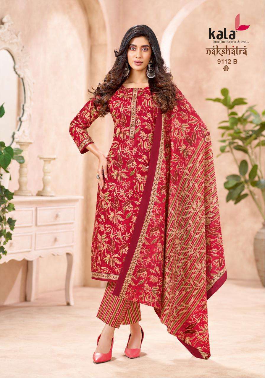 Kala Nakshatra Vol 5 Pure Premium Cotton Dress Material - Amrah Wholesale