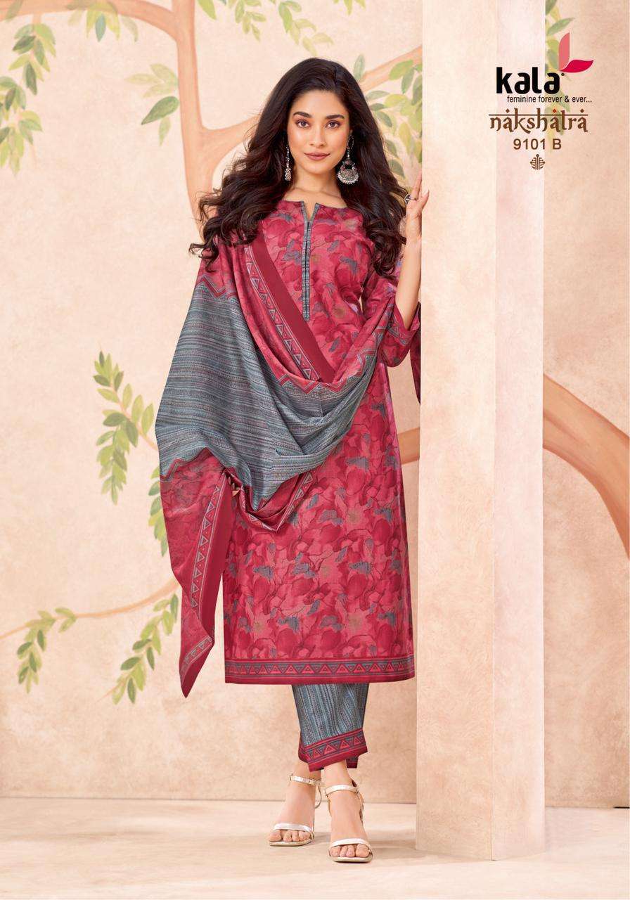 Kala Nakshatra Vol 5 Pure Premium Cotton Dress Material - Amrah Wholesale