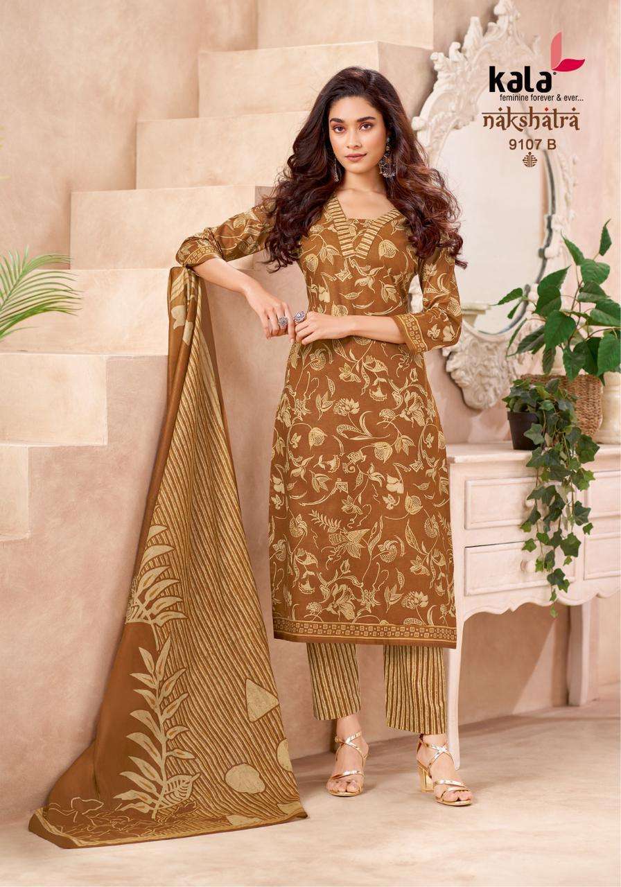 Kala Nakshatra Vol 5 Pure Premium Cotton Dress Material - Amrah Wholesale