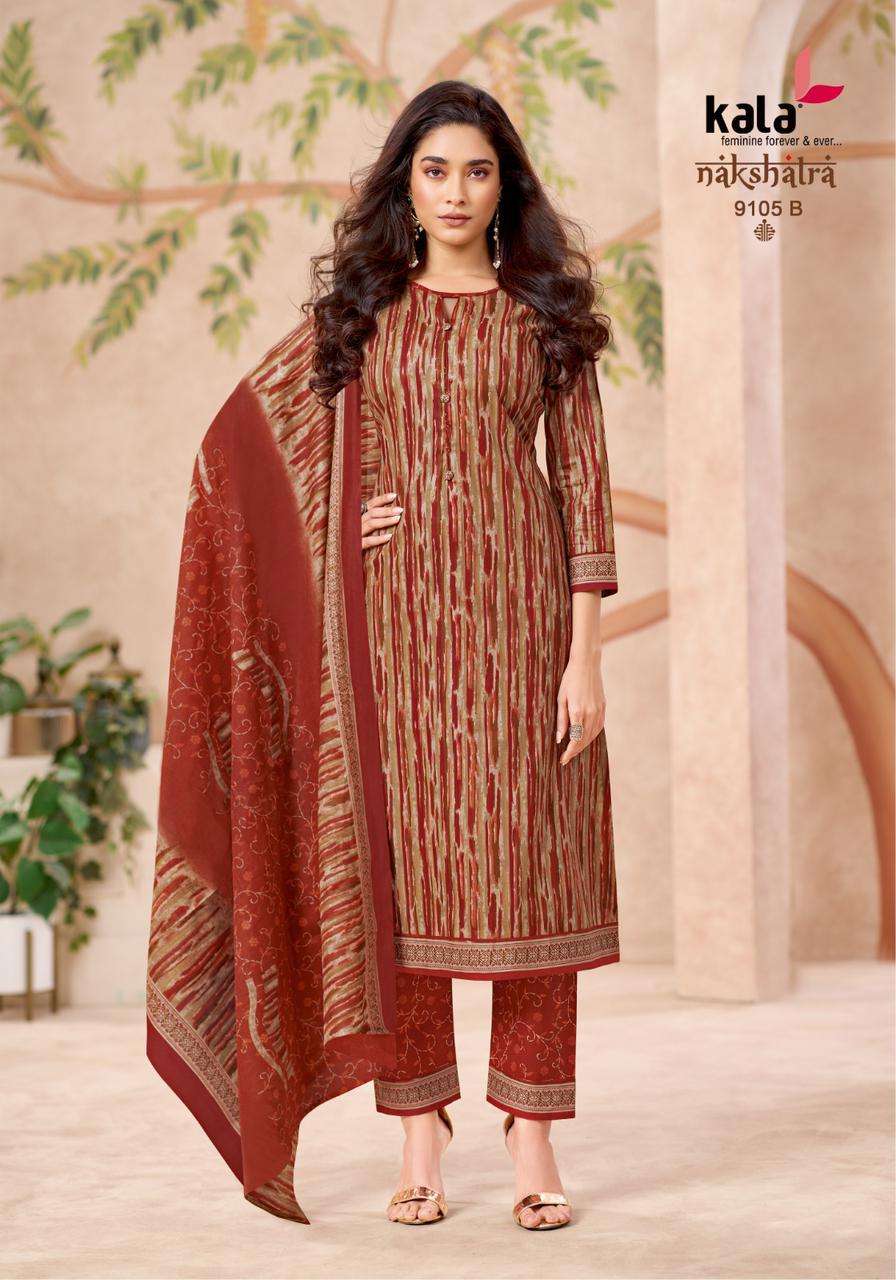 Kala Nakshatra Vol 5 Pure Premium Cotton Dress Material - Amrah Wholesale
