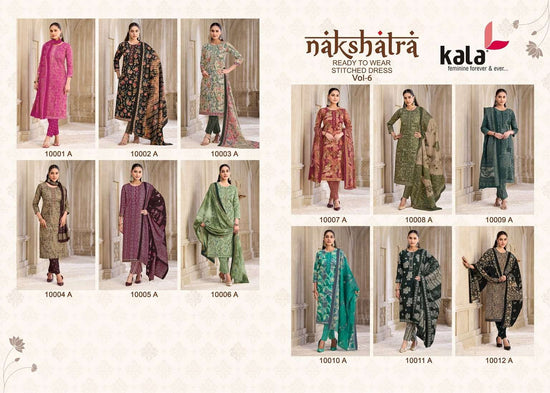 Kala Nakshatra Vol-6 Cotton Printed Ready To Wear Salwar Suit