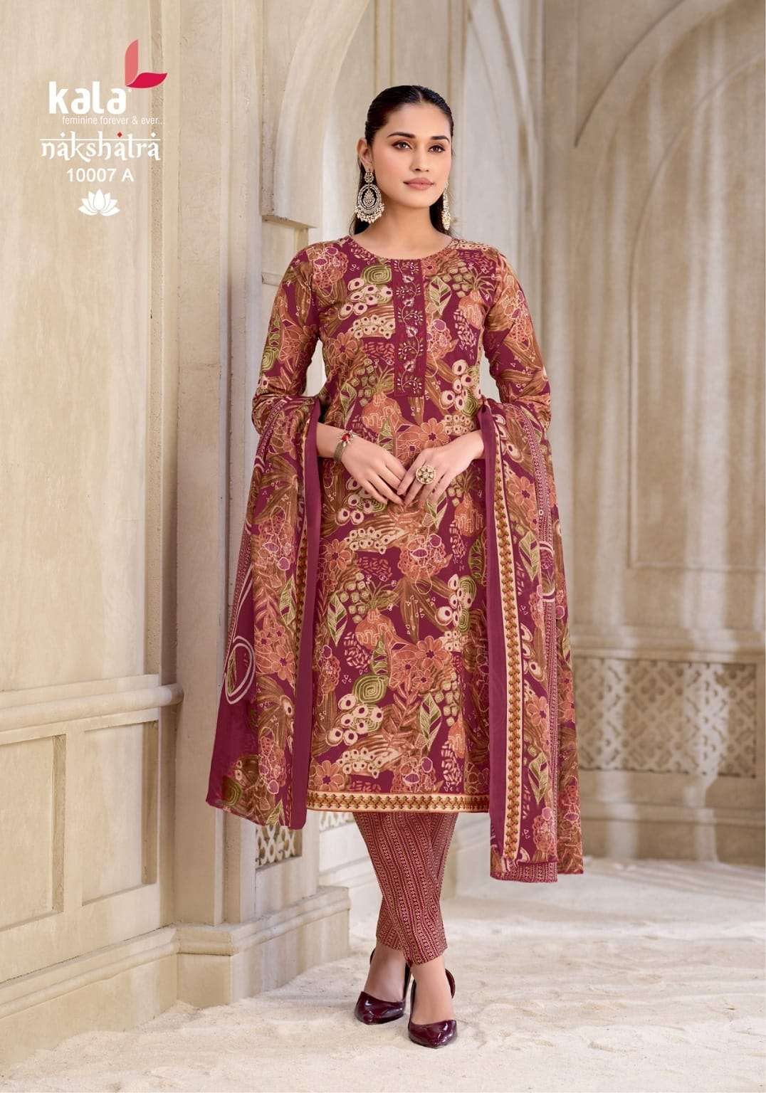 Kala Nakshatra Vol-6 Cotton Printed Ready To Wear Salwar Suit