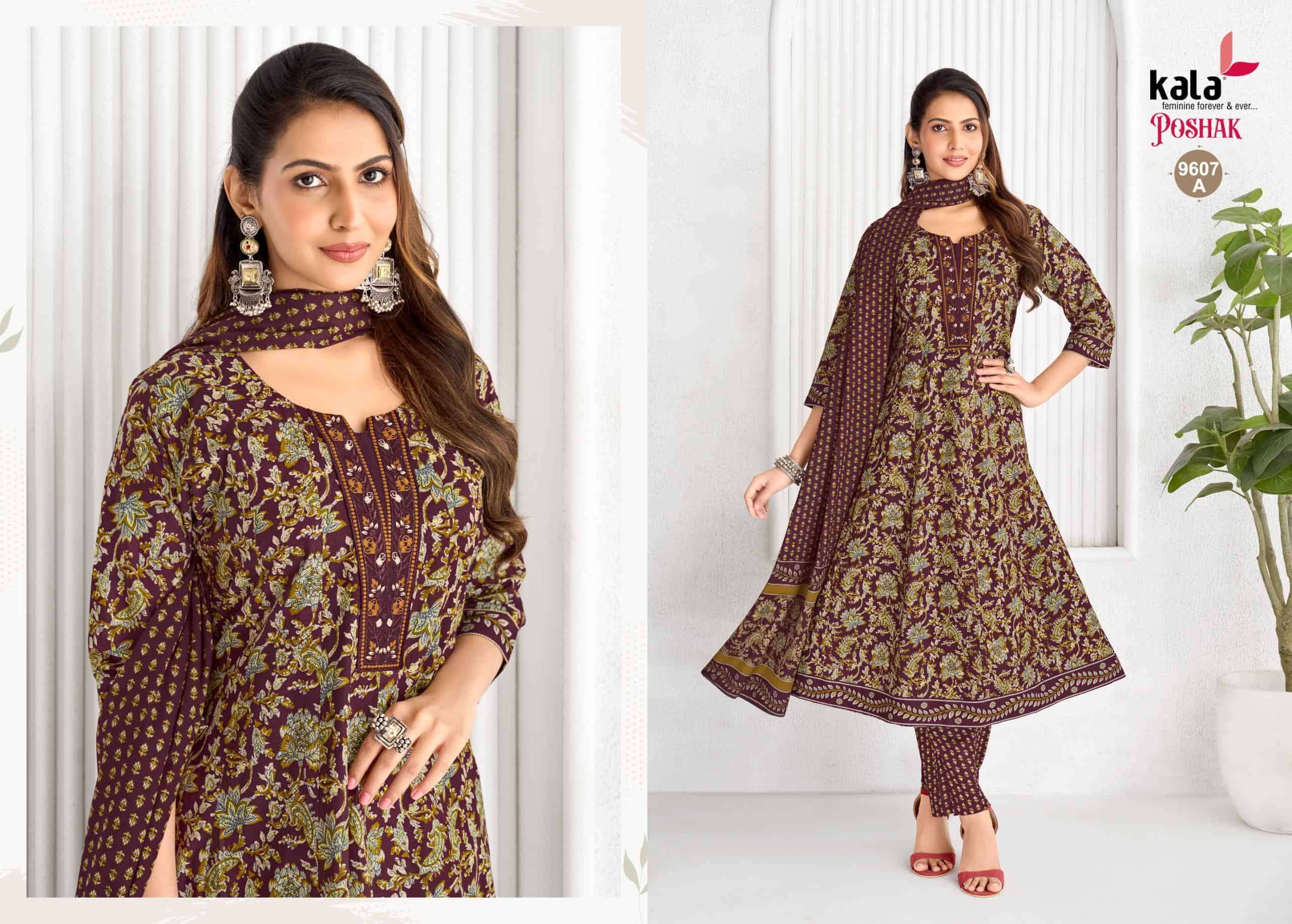 Kala Poshak Anarkali Vol 4 Ready-Made Cotton Anarkali Suit