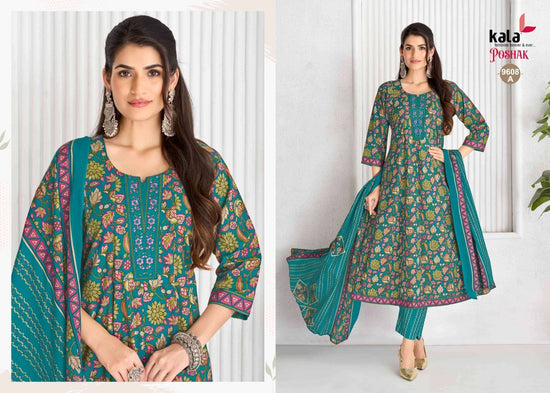 Kala Poshak Anarkali Vol 4 Ready-Made Cotton Anarkali Suit - Amrah Wholesale