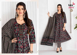 Kala Poshak Anarkali Vol 4 Ready-Made Cotton Anarkali Suit - Amrah Wholesale