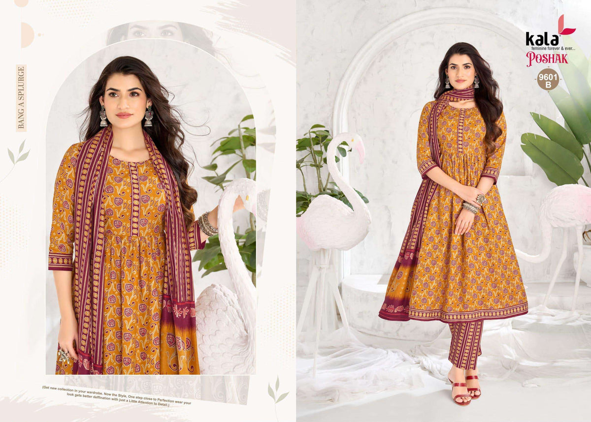 Kala Poshak Vol-4 Cotton Printed Unstitched Dress Material
