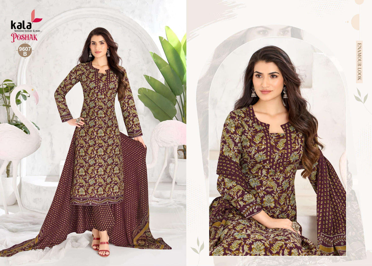 Kala Poshak Vol-4 Cotton Printed Unstitched Dress Material
