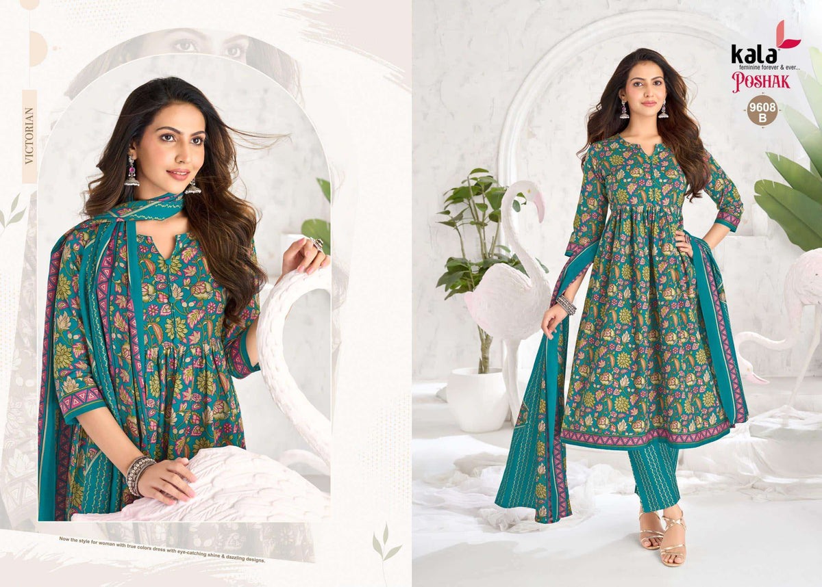 Kala Poshak Vol-4 Cotton Printed Unstitched Dress Material