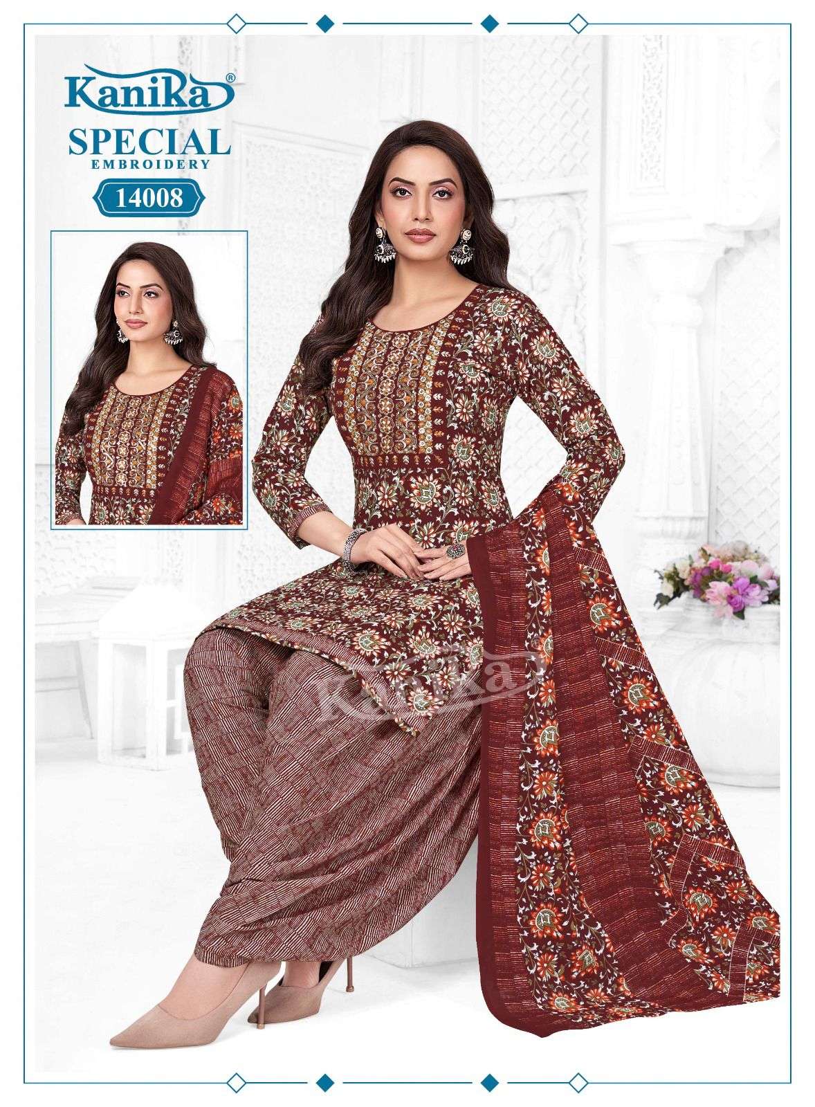 Kanika Special Embroidery Vol 14 Stitched Salwar Suit Set