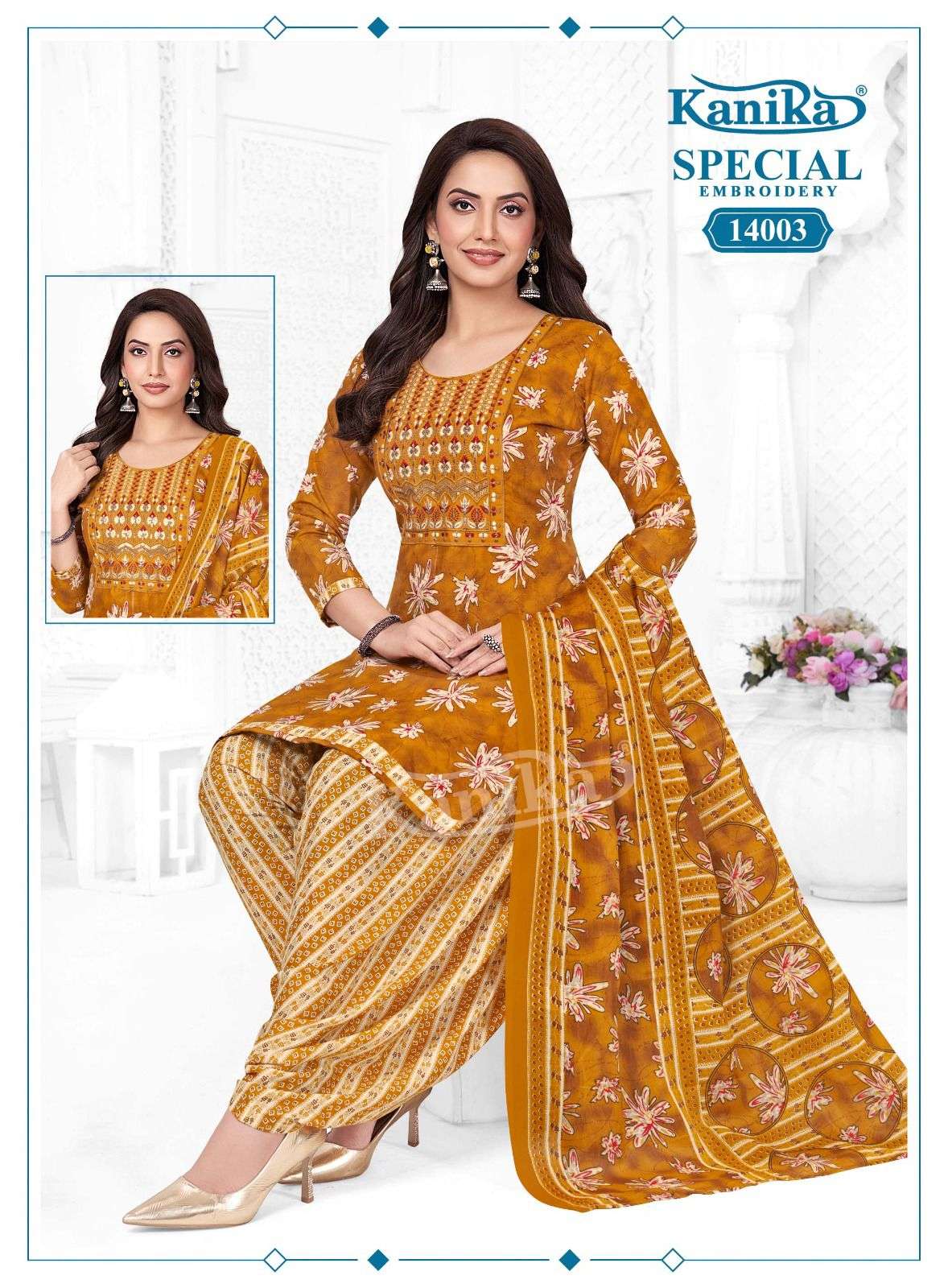 Kanika Special Embroidery Vol 14 Stitched Salwar Suit Set