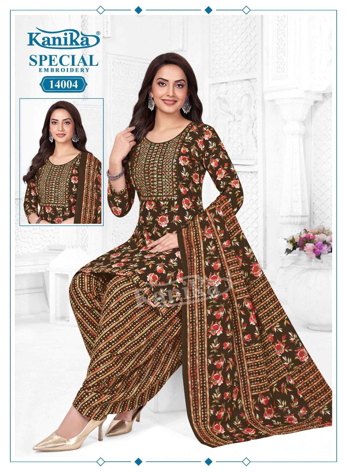 Kanika Special Embroidery Vol 14 Stitched Salwar Suit Set