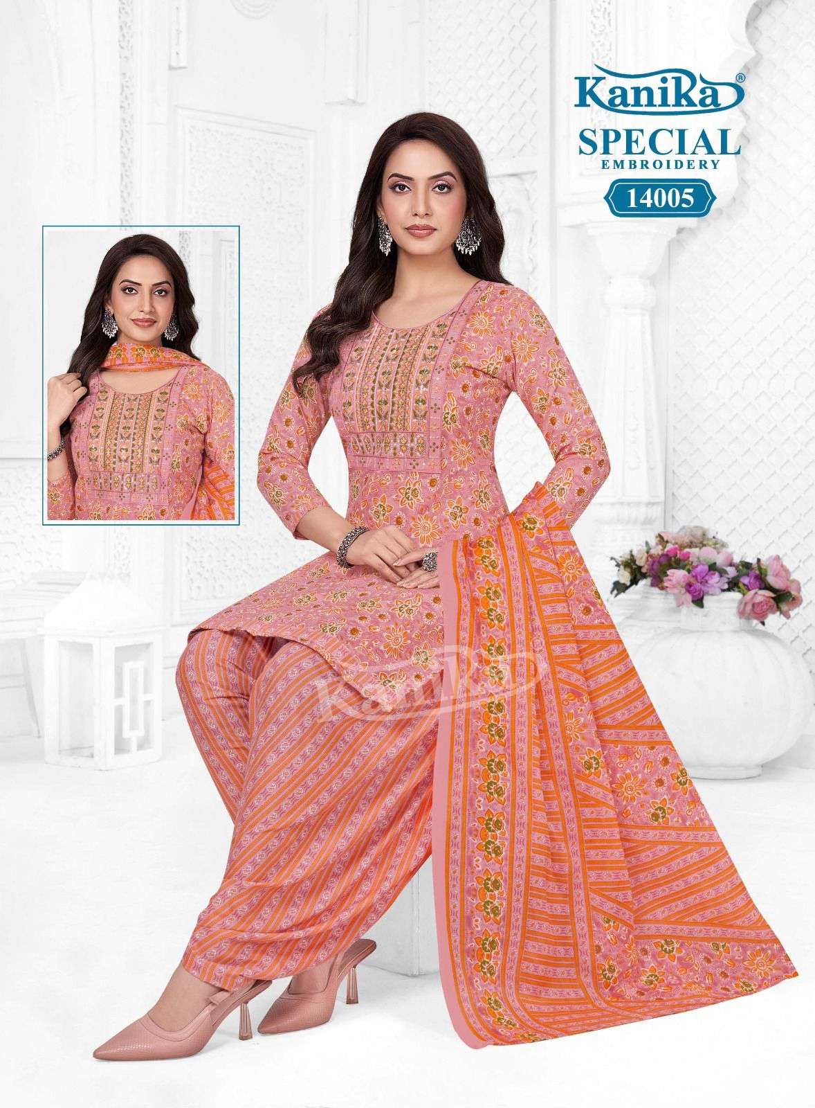 Kanika Special Embroidery Vol 14 Stitched Salwar Suit Set
