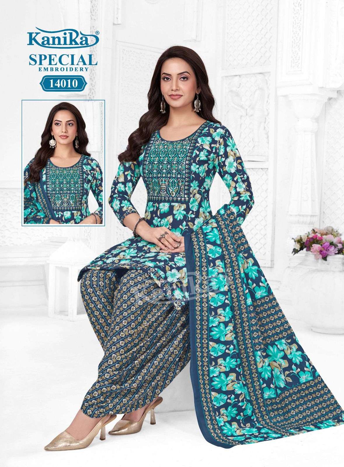Kanika Special Embroidery Vol 14 Stitched Salwar Suit Set
