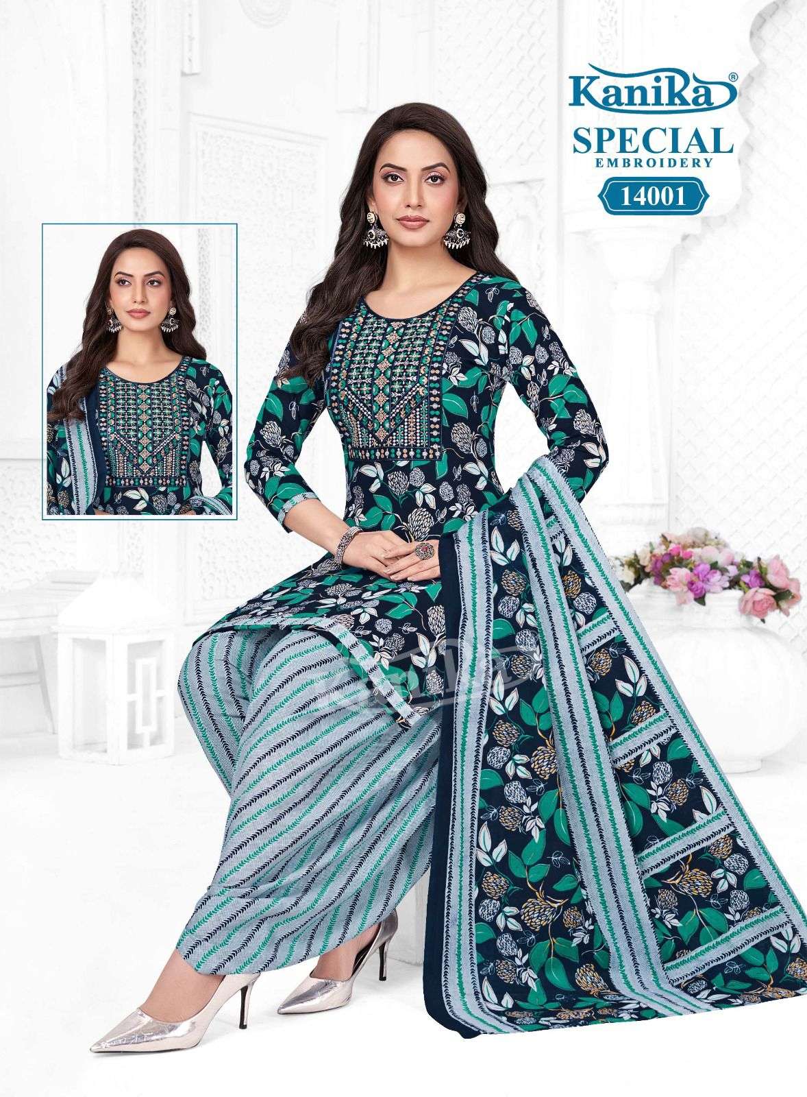 Kanika Special Embroidery Vol 14 Stitched Salwar Suit Set