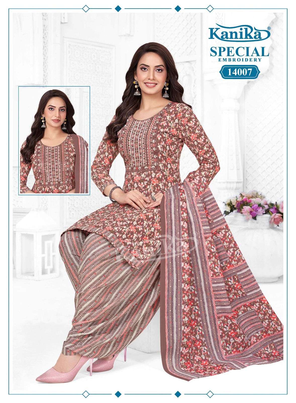 Kanika Special Embroidery Vol 14 Stitched Salwar Suit Set