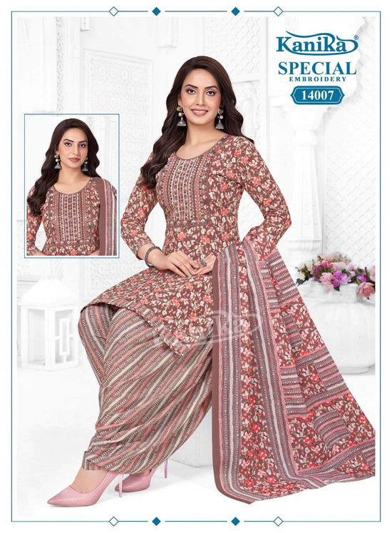 Kanika Special Embroidery Vol 14 Stitched Salwar Suit Set
