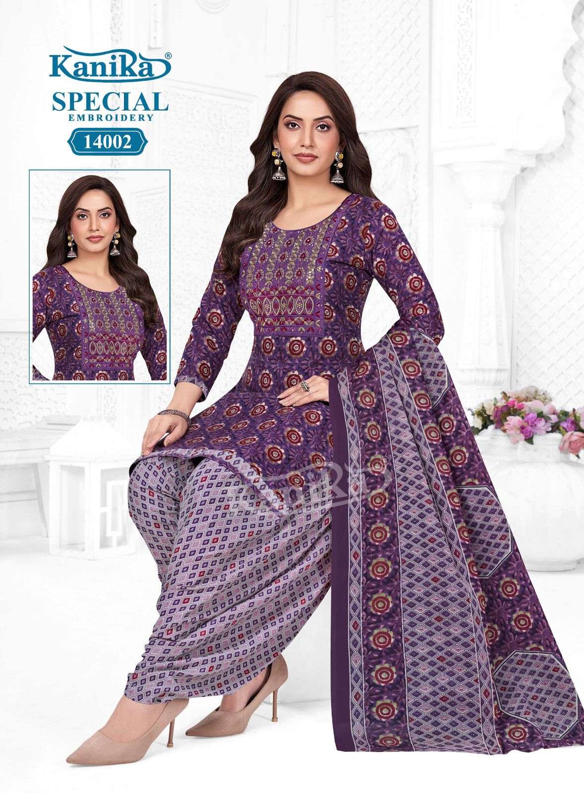 Kanika Special Embroidery Vol 14 Stitched Salwar Suit Set