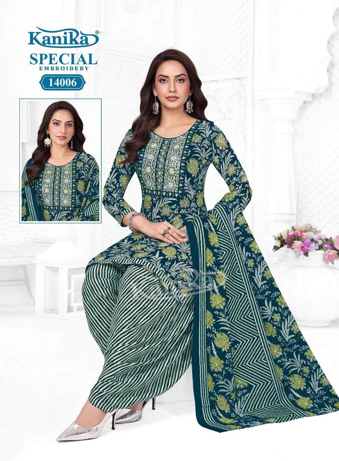 Kanika Special Embroidery Vol 14 Stitched Salwar Suit Set