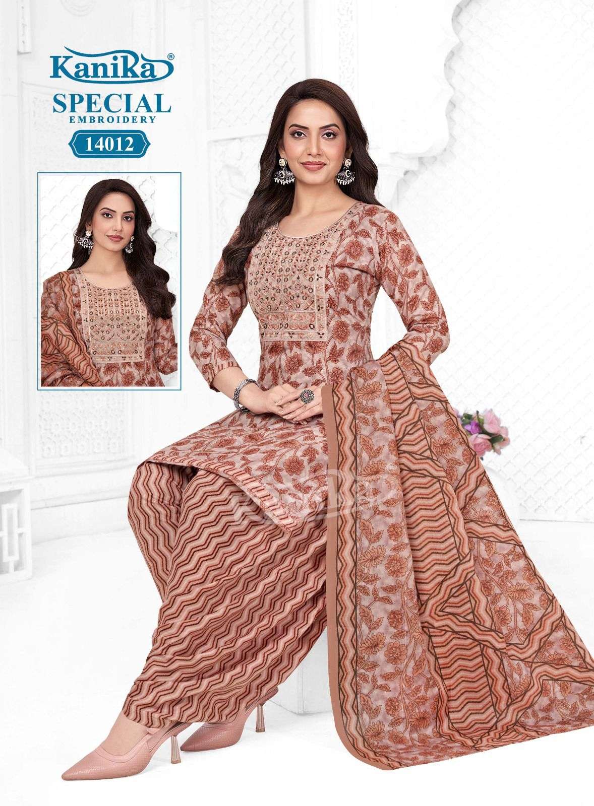 Kanika Special Embroidery Vol 14 Stitched Salwar Suit Set