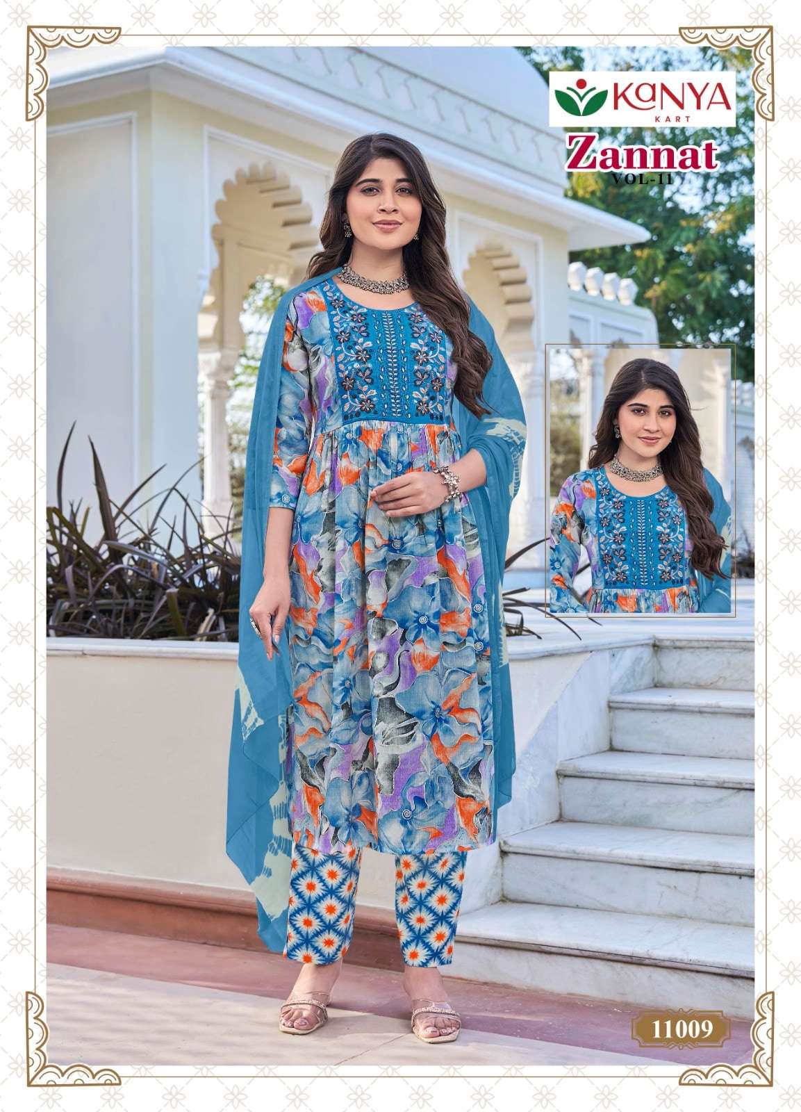 Kanya Kart Zannat Vol-11 Capsule Printed Dress Material