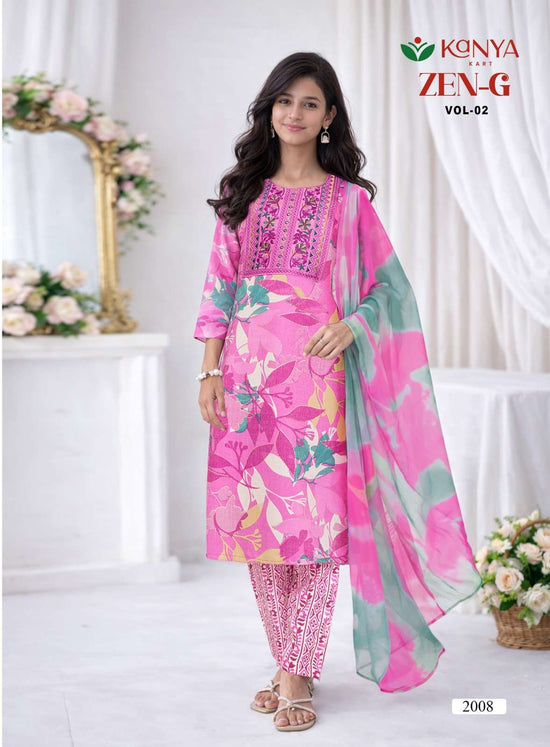 Kanya Kart Zen-G Vol-2 Capsule Printed Dress Material