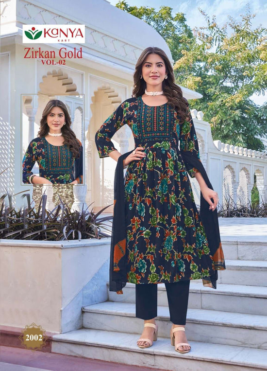 Kanya Kart Zirkan Gold Vol - 2 - Amrah Wholesale