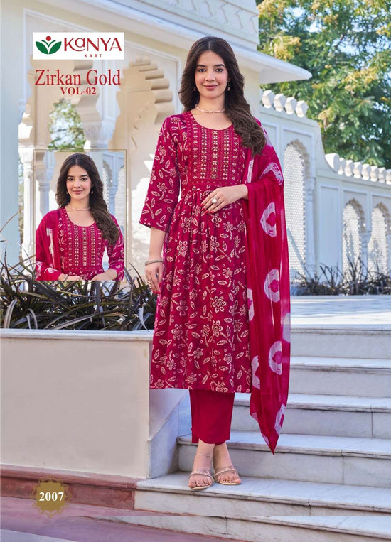 Kanya Kart Zirkan Gold Vol - 2 - Amrah Wholesale