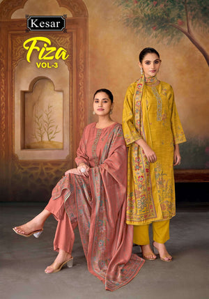 Karachi Prints Kesar Fiza Vol 3 Gadwal Silk Dress Material