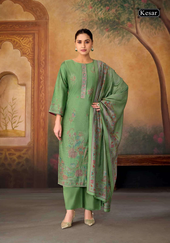 Karachi Prints Kesar Fiza Vol 3 Gadwal Silk Dress Material