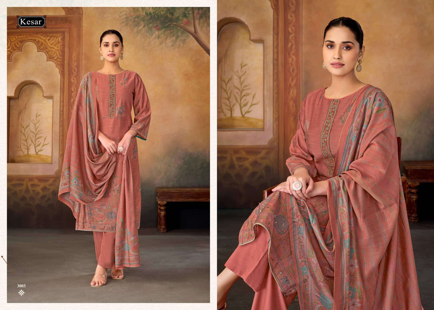 Karachi Prints Kesar Fiza Vol 3 Gadwal Silk Dress Material