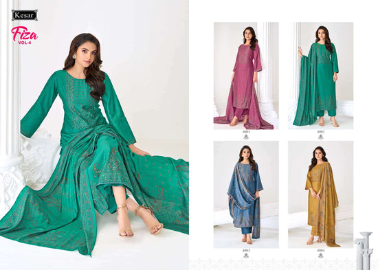 Karachi Prints Kesar Fiza Vol 4 Gadwal Silk Dress Material