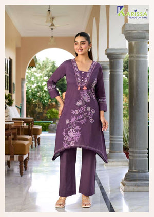 Karissa Amrita Cotton Embroidery Salwar Suit Set
