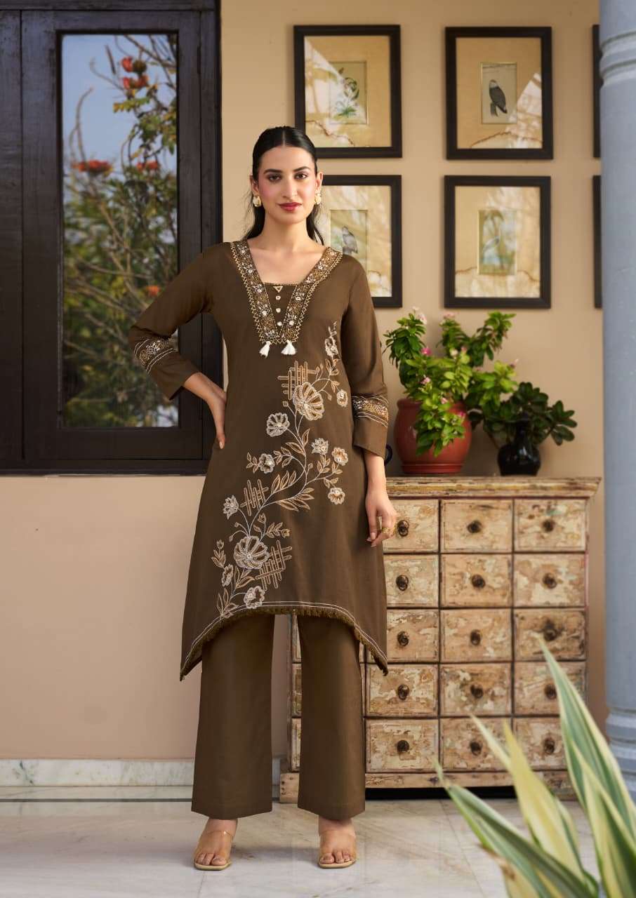 Karissa Amrita Cotton Embroidery Salwar Suit Set