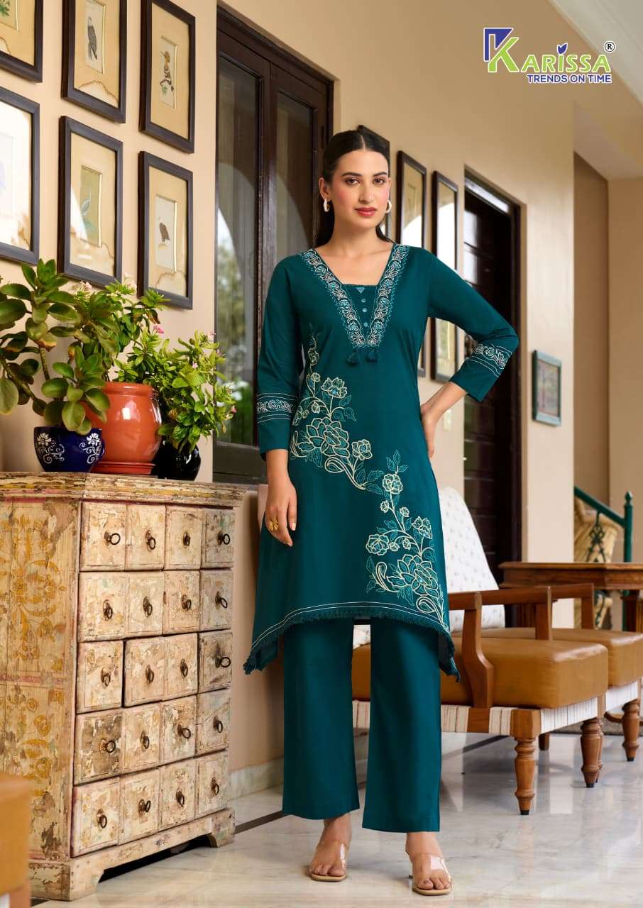 Karissa Amrita Cotton Embroidery Salwar Suit Set
