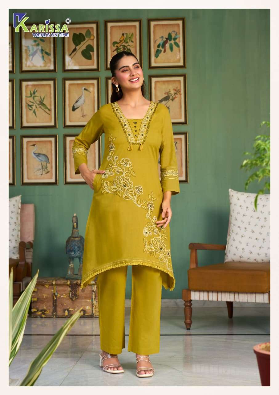 Karissa Amrita Cotton Embroidery Salwar Suit Set