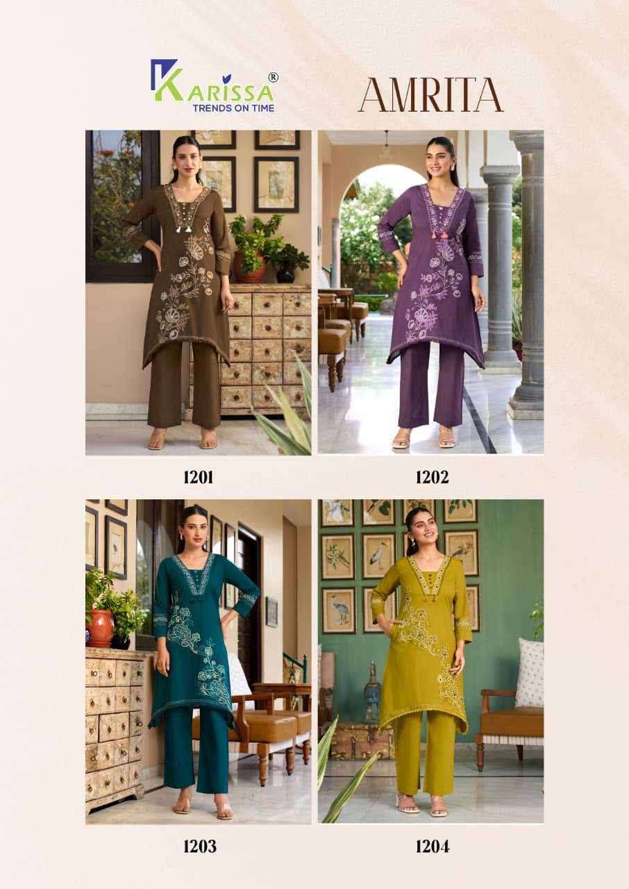 Karissa Amrita Cotton Embroidery Salwar Suit Set