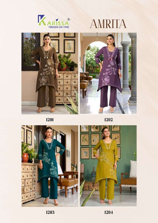 Karissa Amrita Cotton Embroidery Salwar Suit Set