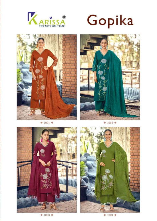 Karissa Gopika Salwar Suit Set Wholesale Catalogue - Amrah Wholesale