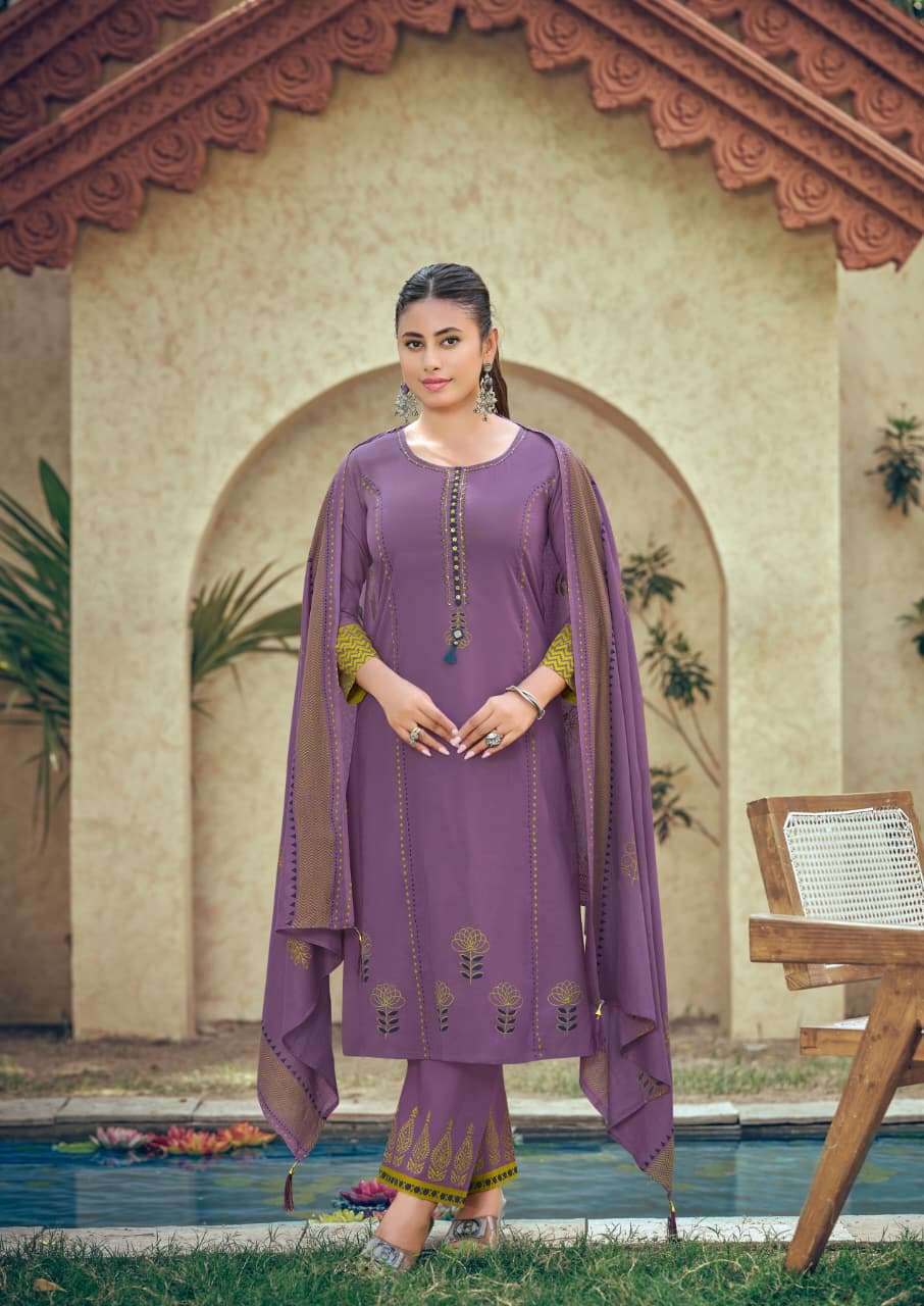 Karissa Kanika Bombay Cotton Kurti Pant Dupatta Set - Amrah Wholesale
