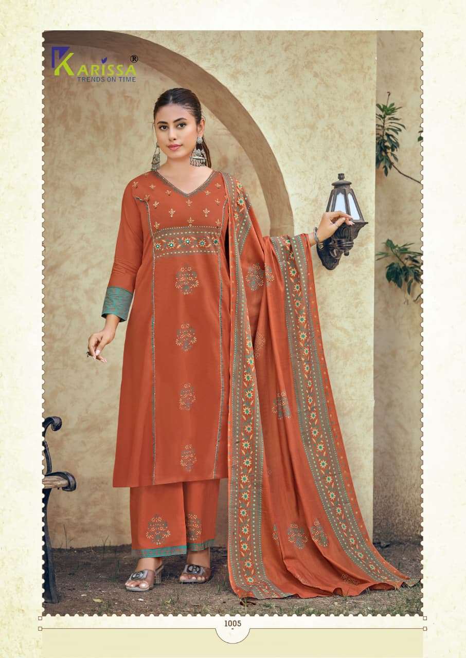 Karissa Kanika Bombay Cotton Kurti Pant Dupatta Set