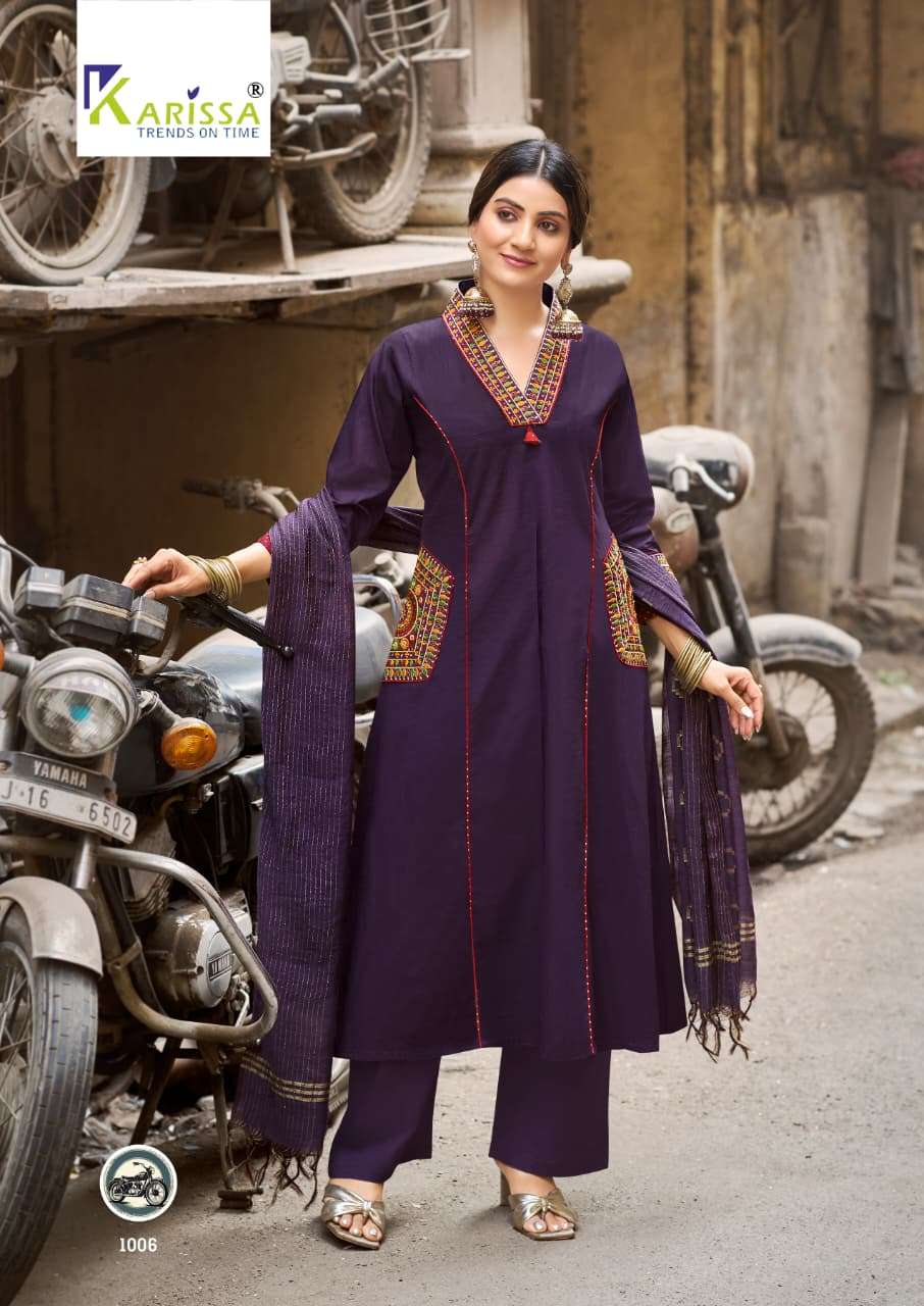 KARISSA Kashmira Cotton Salwar Suit Set