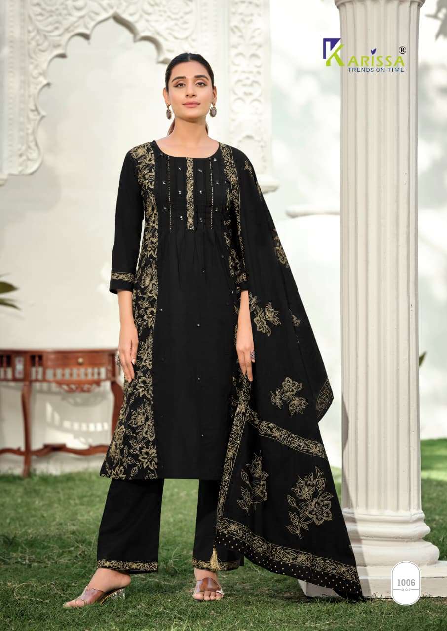 Karissa Mannat Cotton Embroidery Punjabi Dress Set - Amrah Wholesale