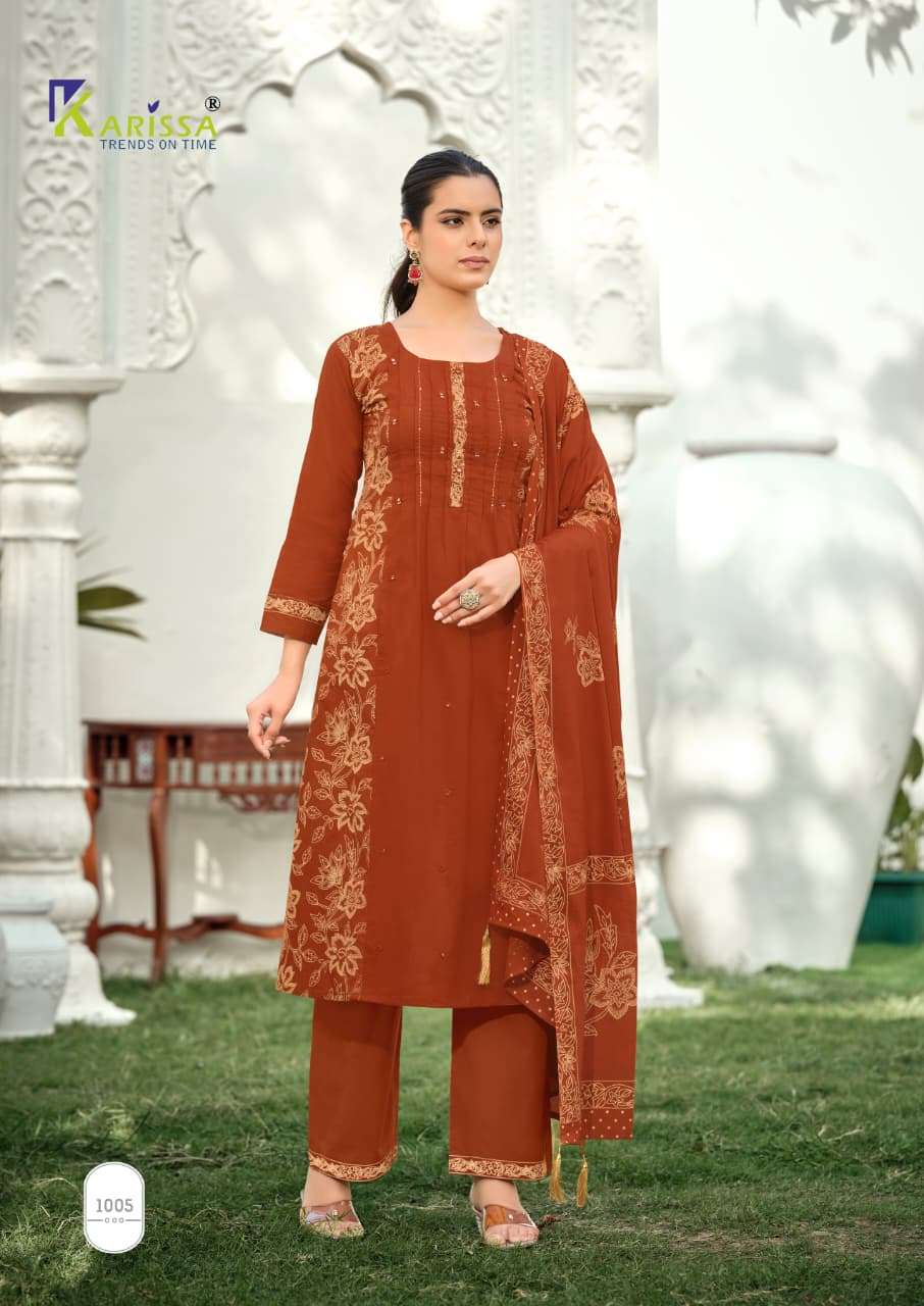 Karissa Mannat Cotton Embroidery Punjabi Dress Set - Amrah Wholesale