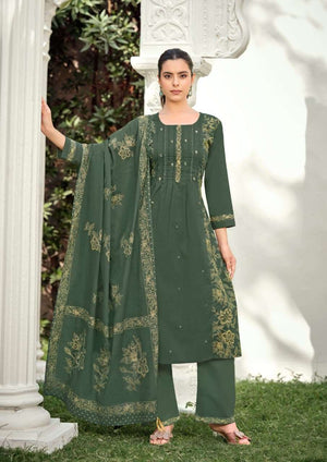 Karissa Mannat Cotton Embroidery Punjabi Dress Set - Amrah Wholesale