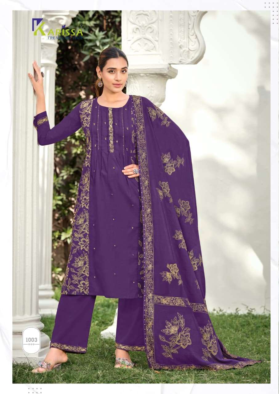 Karissa Mannat Cotton Embroidery Punjabi Dress Set - Amrah Wholesale