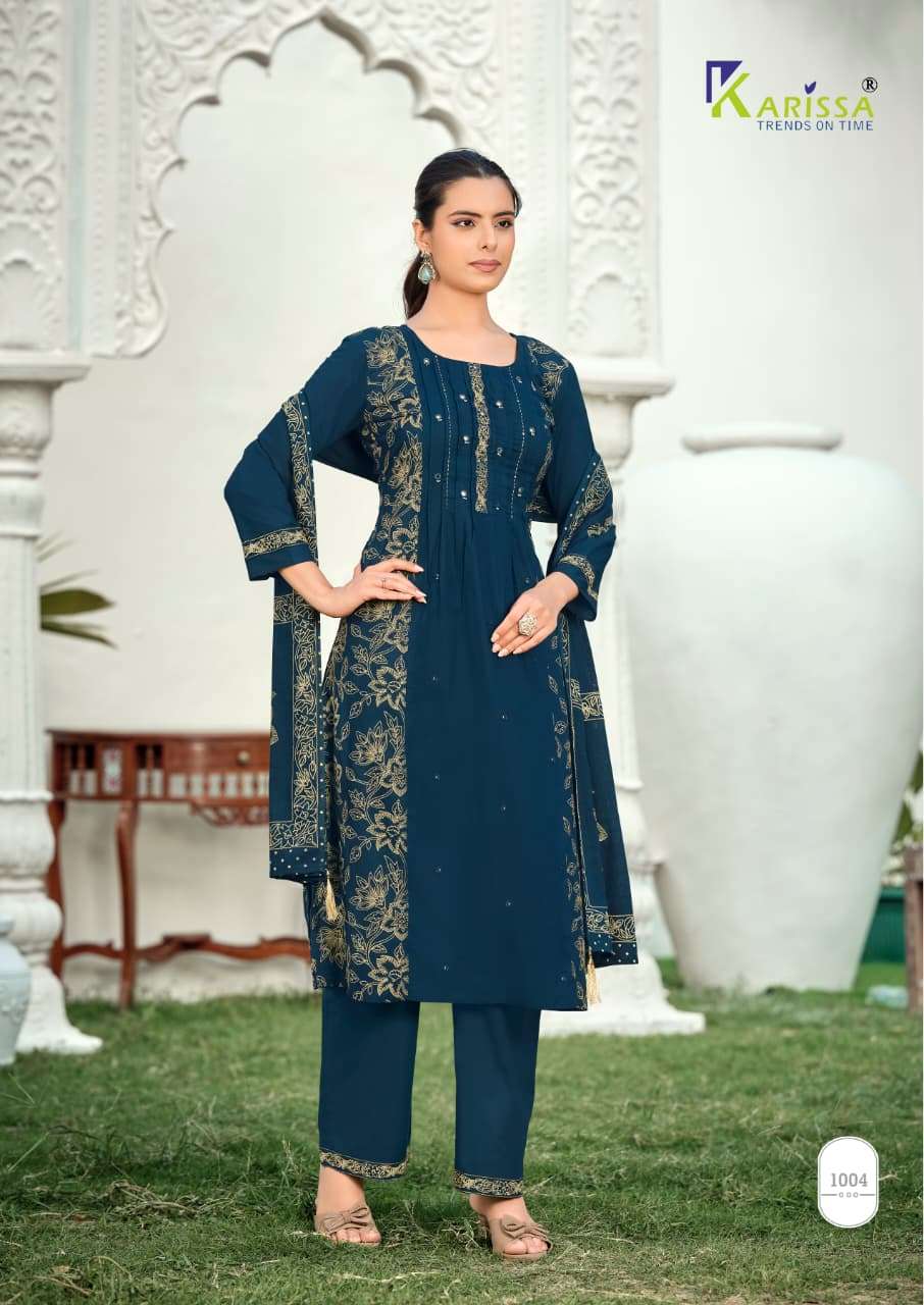 Karissa Mannat Cotton Embroidery Punjabi Dress Set - Amrah Wholesale