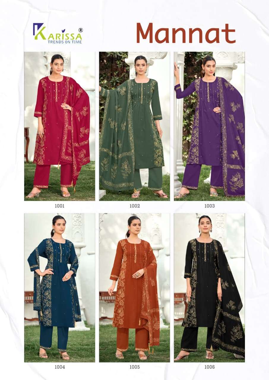 Karissa Mannat Cotton Embroidery Punjabi Dress Set - Amrah Wholesale