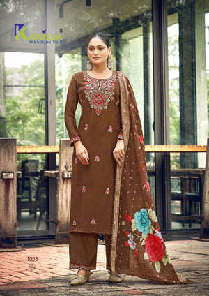 Karissa Nora Vol 5 Fancy Viscose Hand Khatli Work Dress