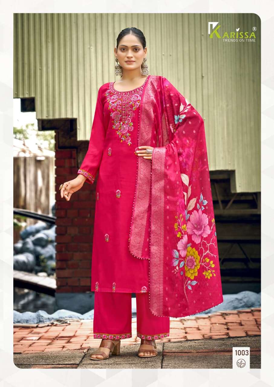 Karissa Nora Vol 5 Fancy Viscose Hand Khatli Work Dress - Amrah Wholesale