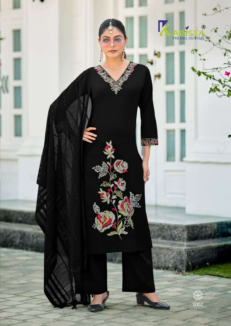 Karissa Nykaa 1001 To 1004 Series Cotton Salwar Suit Set